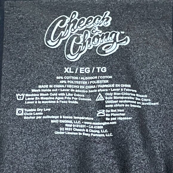 Cheech and Chong Movie Pictographic Long Sleeve T-shirt size XL - Picture 2 of 5